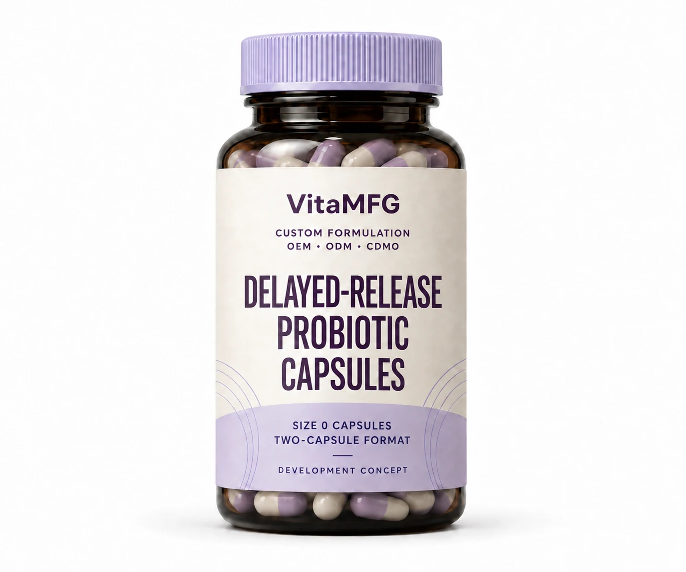 Delayed-Release Probiotic Capsules